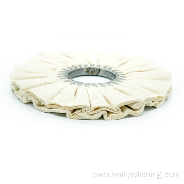 White cotton cloth wheel